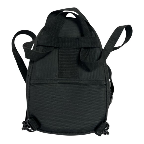 Nintendo Game Boy Advance SP Carrying Case Shoulder Bag Black Gray Early 2000s - Picture 4 of 8